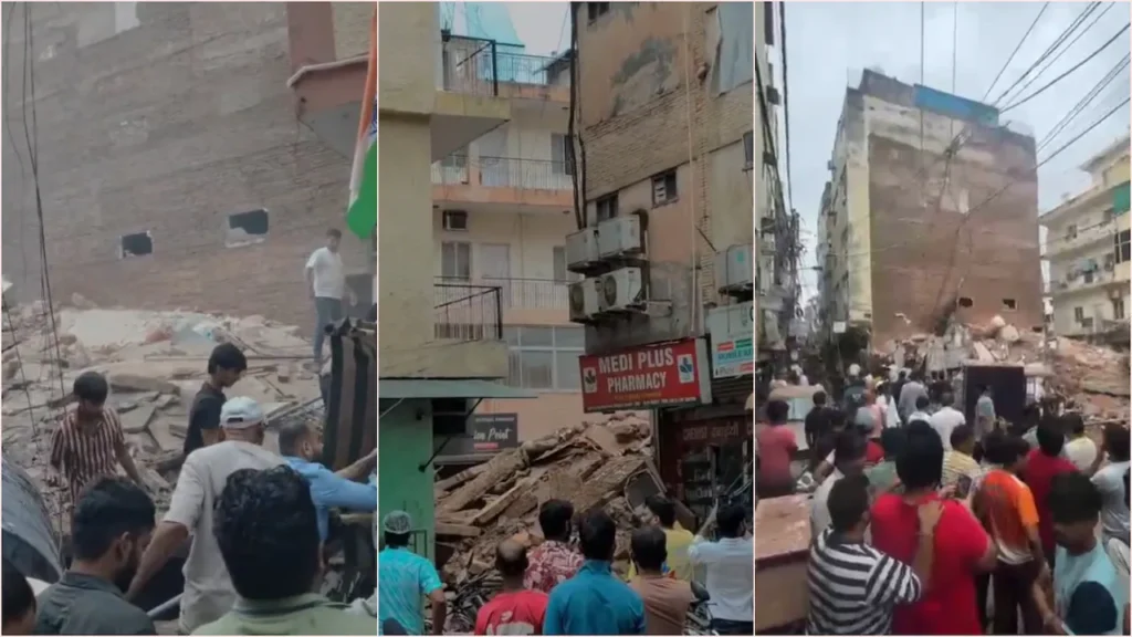 Delhi PG Building Collapse: सत्य निकेतन में पांच मंजिला इमारत गिरी, 7 की मौत; सुरक्षा व्यवस्था पर उठे सवाल